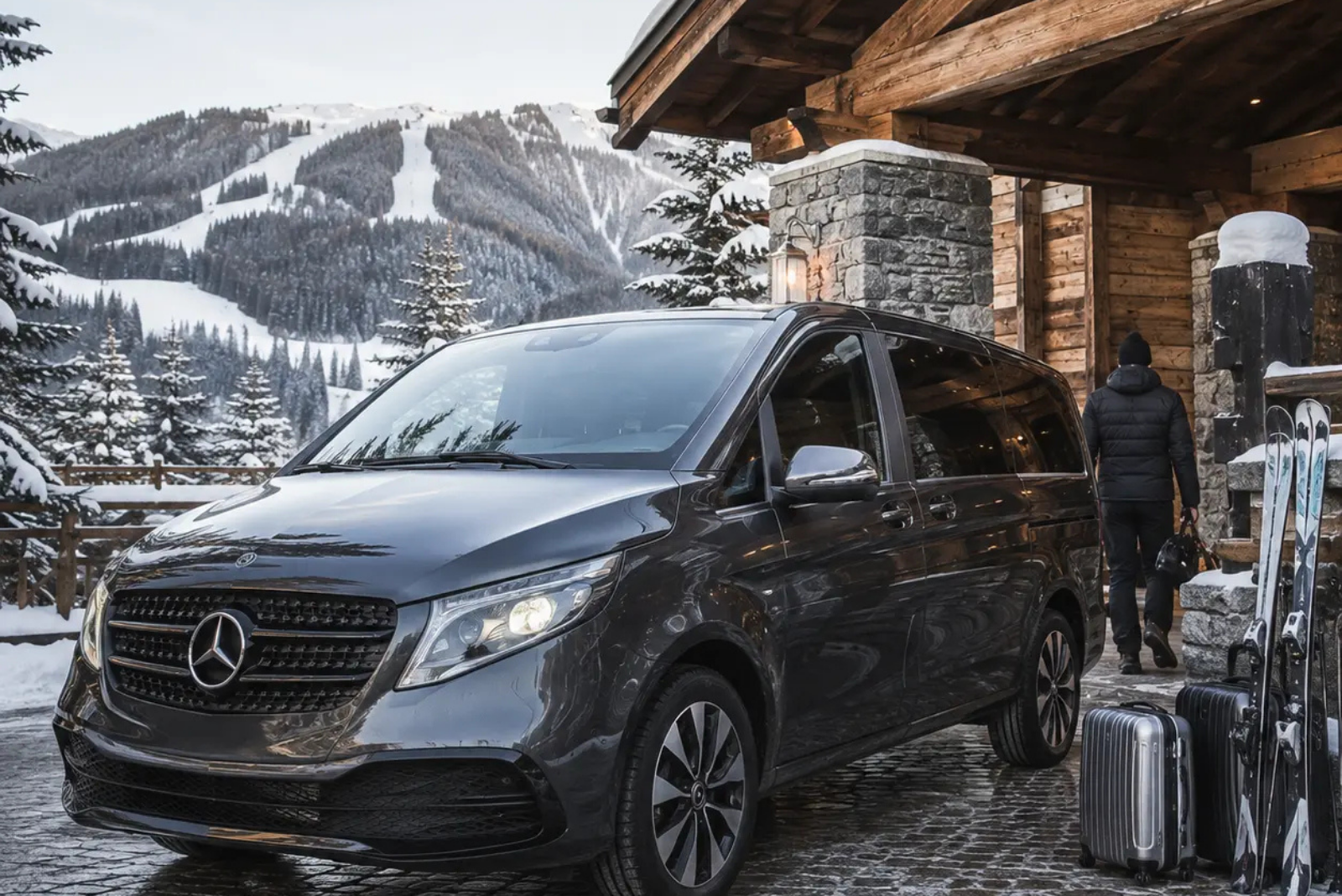 mercedes-classe-v-transfert-station-ski-montagne